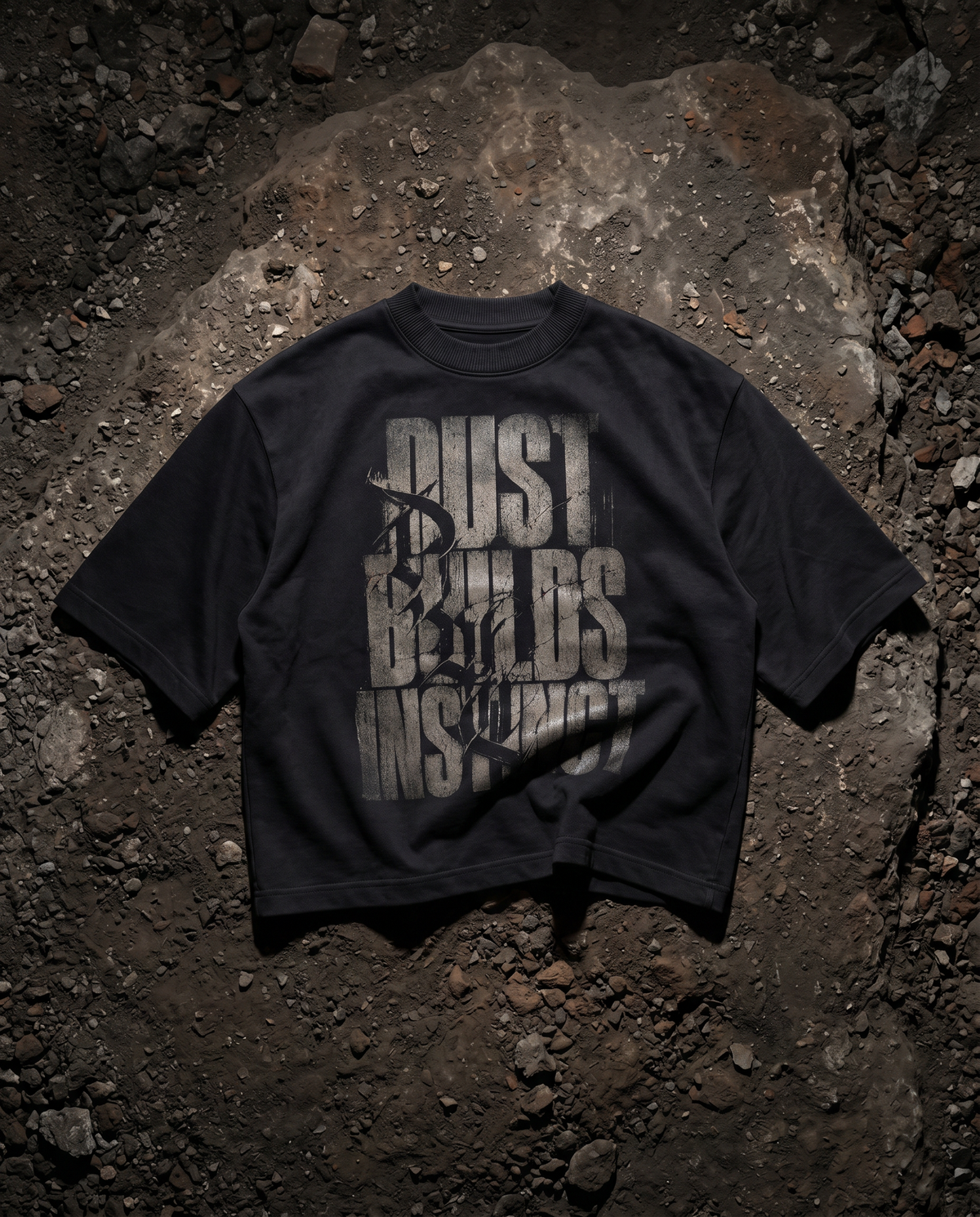 Dust Builds Boxy Tee