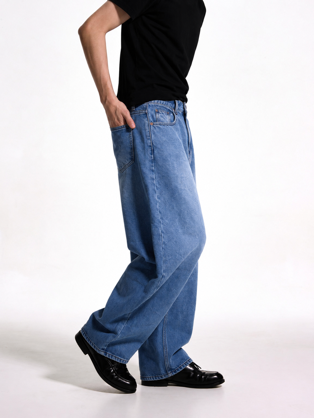 Mid Blue Baggy Balloon Denim product image