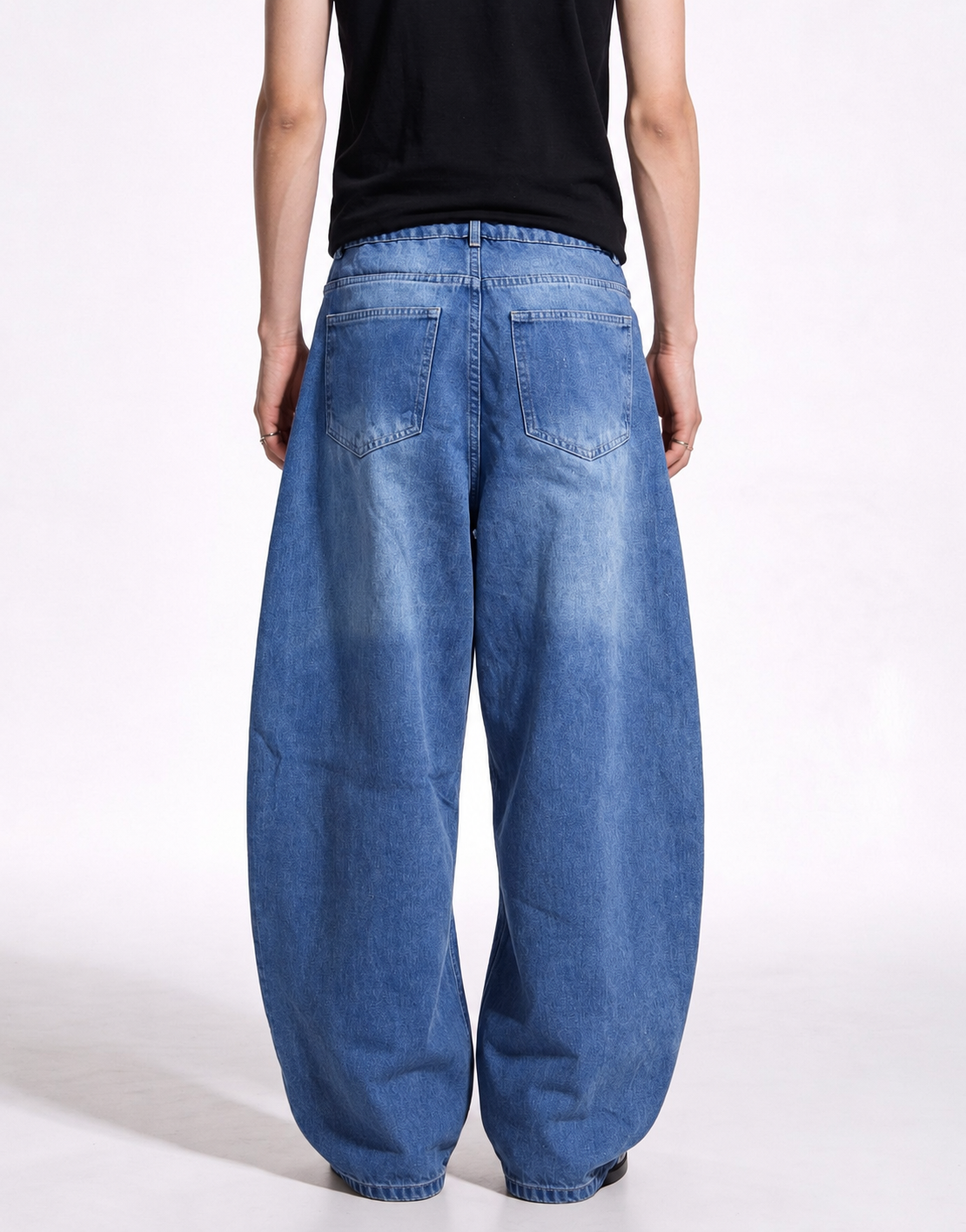 Mid Blue Baggy Balloon Denim product image